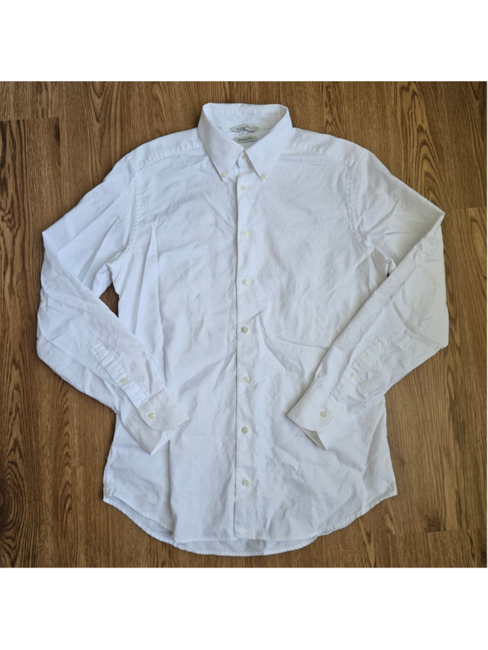 Suitsupply Egyptian Cotton Button Up Dress Shirt White Mens 41 16